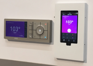 This device allows you to select the exact temperature of your shower, and let's you know when it's ready for you to step in.