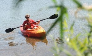 Pennswood Village resident kayaking