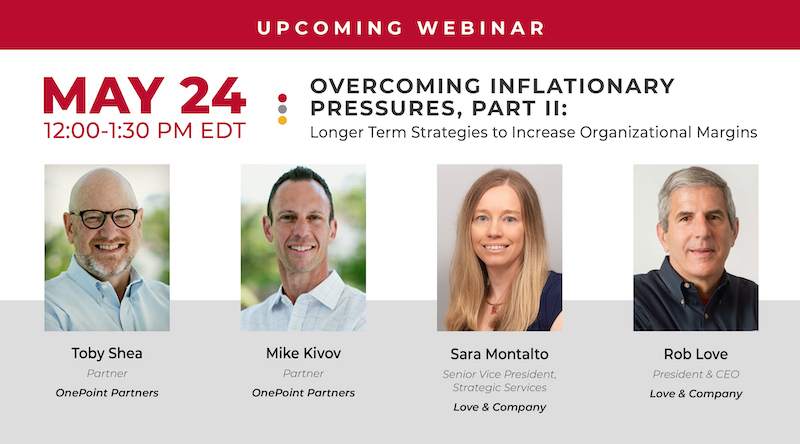 Webinar - Longer Term Strategies to Increase Operational Margins